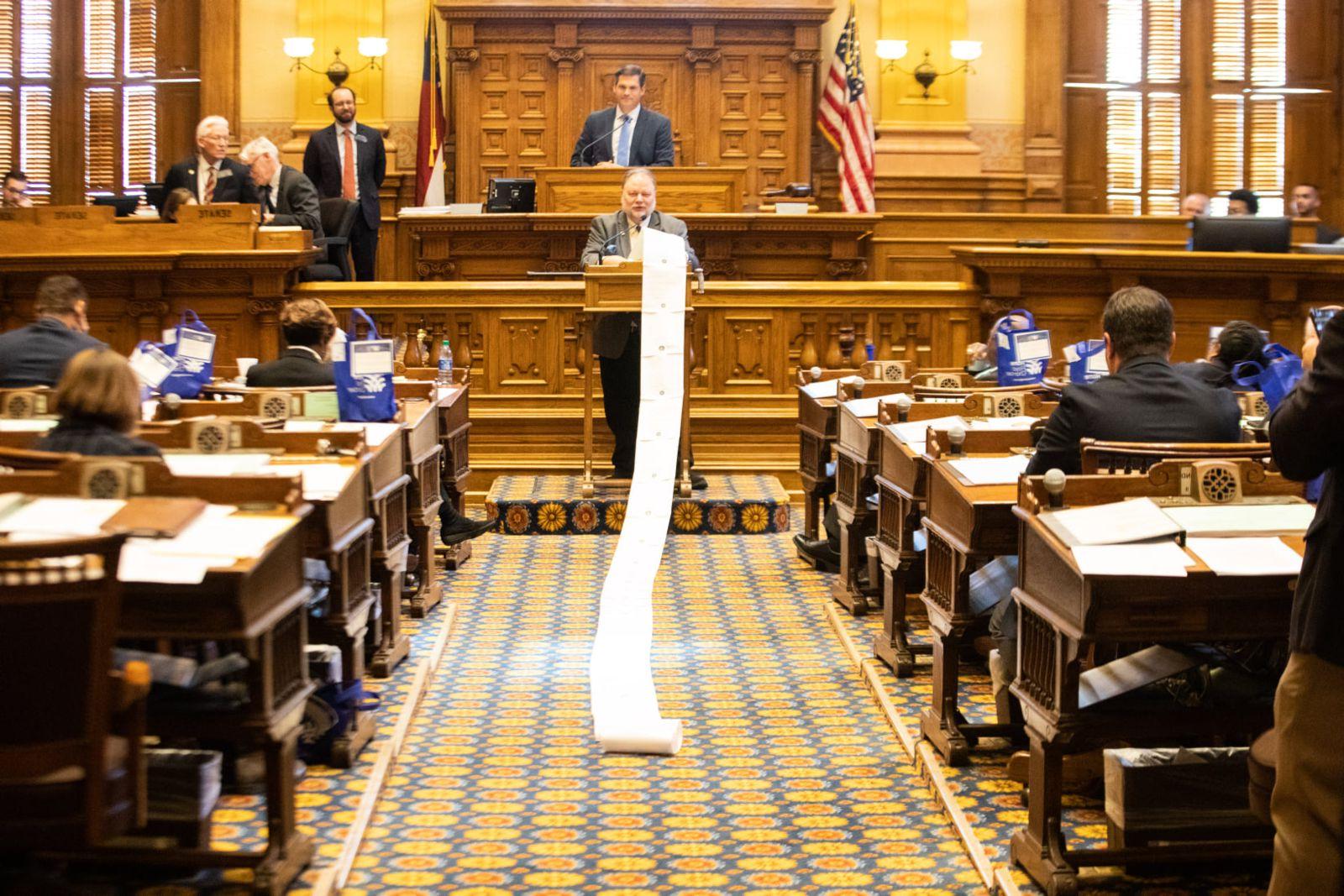 Sen. Jeff Mullis (R-Chickamauga), Senate Rules Committee Chairman, is retiring at the end of the session. Sen. Mullis carried House Bill 1175, the Georgia Raw Dairy Act, to passage in the Senate on Friday afternoon. (